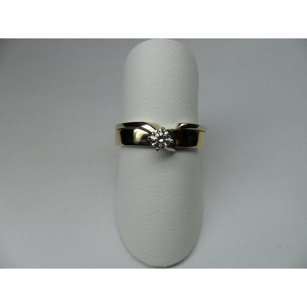 2Gether Solitaire Ring Bicolor
